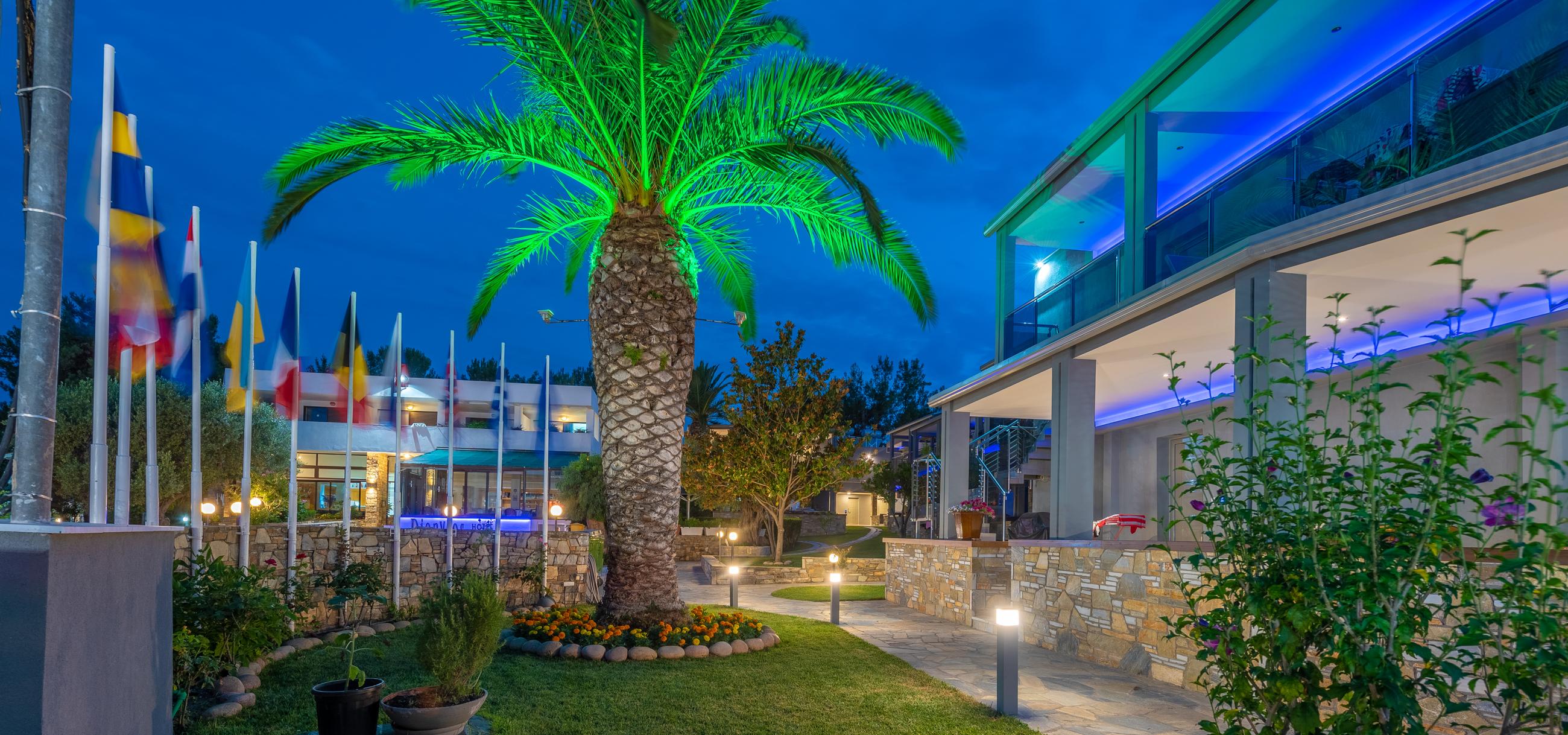 Dionysos Hotel & Suites Hanioti Exteriör bild