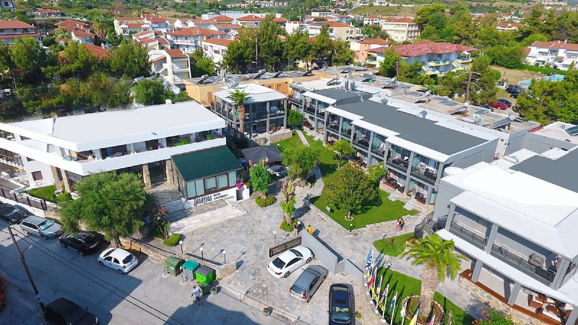 Dionysos Hotel & Suites Hanioti Exteriör bild